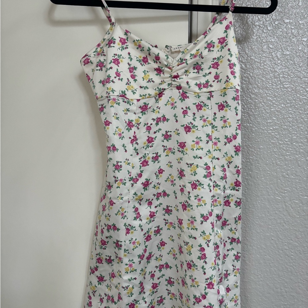 NWOT Aeropostale White and Pink Floral Mini Dress